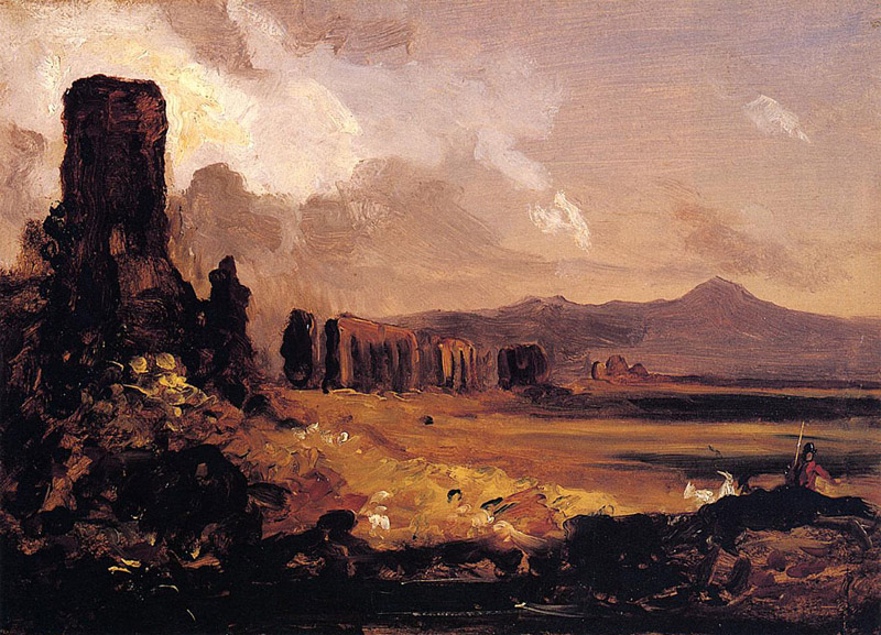 Thomas Cole, Aqueduc dans la campagne romaine